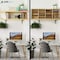 Adiroffice Medium Oak, MDF Wood, 11.8 in W, 16.3 in L, 39.3 in D ADI500-24-MEO-MK - alternate 2